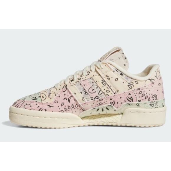 NEW ADIDAS ORIGINALS Forum 84 Low CL Pastel Paisley Women's US 6.5 - Picture 3 of 10